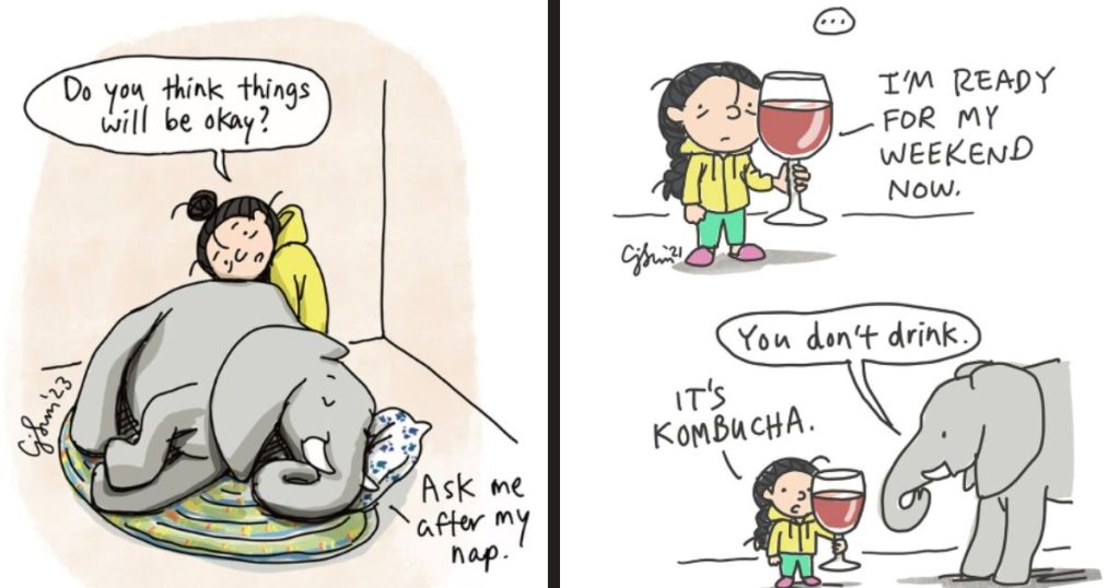 20 Cartoon Cannie Comics  Whoes Comics are Full of Her Elephet Pet Humor