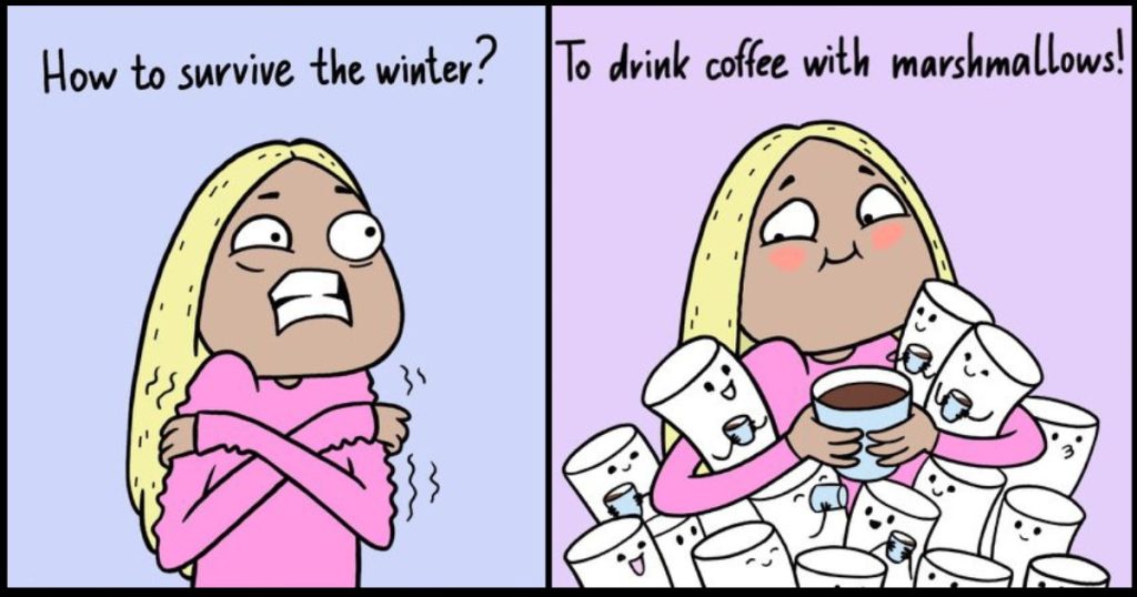 20 Comics illustrating annoying problems faced by girls and other relatable situations